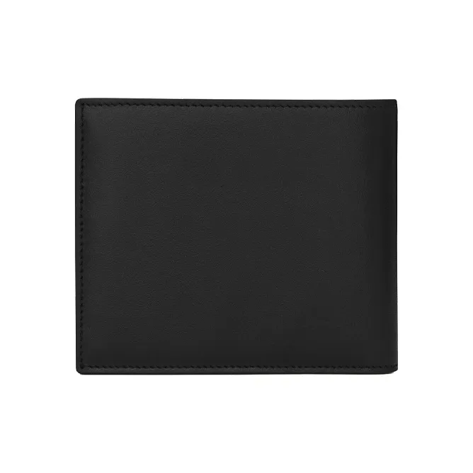 SAINT LAURENT Smooth Leather Wallet Men's Black-1