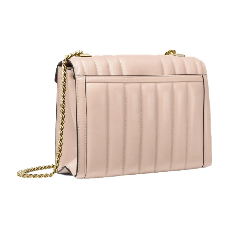 MICHAEL KORS Whitney Sheepskin Envelope Bag, Crossbody Bag, Shoulder Bag Women's Nude Pink-1