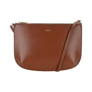 A.P.C Leather Crossbody Bag, Shoulder Bag Women's Brown