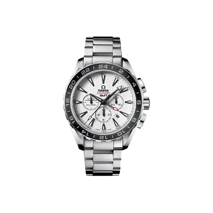 OMEGA AQUA TERRA 150 Meters Automatic Mechanical Movement Men's Watches Watch 44mm White Dial Stainless Steel Watchband-0
