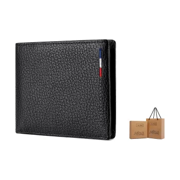 Ace Paul Top Grain Cow Leather Wallet Regular Men's Black