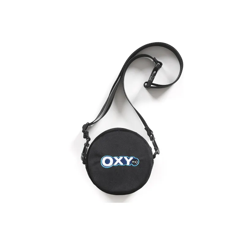 ORIGINAL X YOUTH OXY Bags Polyester Small Round Bag, Shoulder Bag, Crossbody Bag Mini Unisex Black-1