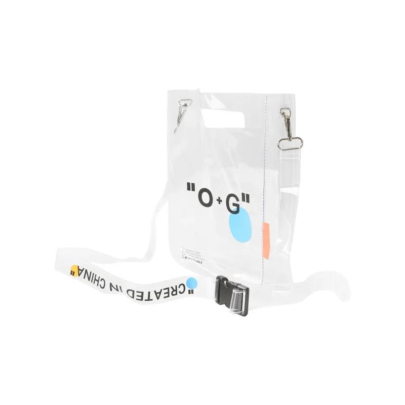 ORIGINAL X YOUTH GAON CREW Collaboration PVC Crossbody Bag Regular Unisex Transparent/Multicolor/Neon Green-1