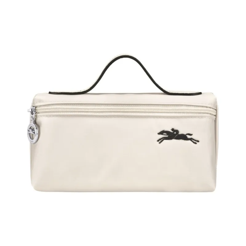 LONGCHAMP Le Pliage Canvas Makeup Bags Handbags Women's White-0