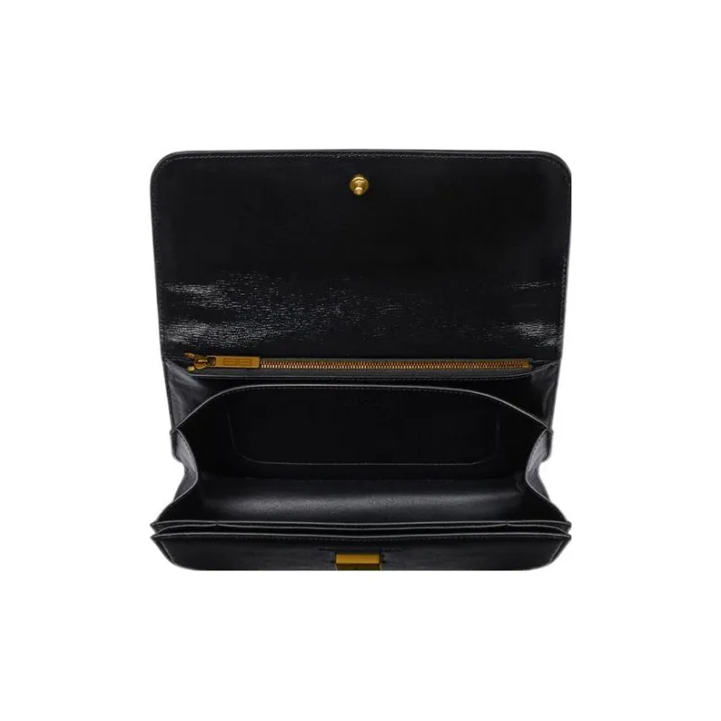 Balenciaga Gossip Embossed Cow Leather Shoulder Bag, Crossbody Bag Small Size Women's Black-4