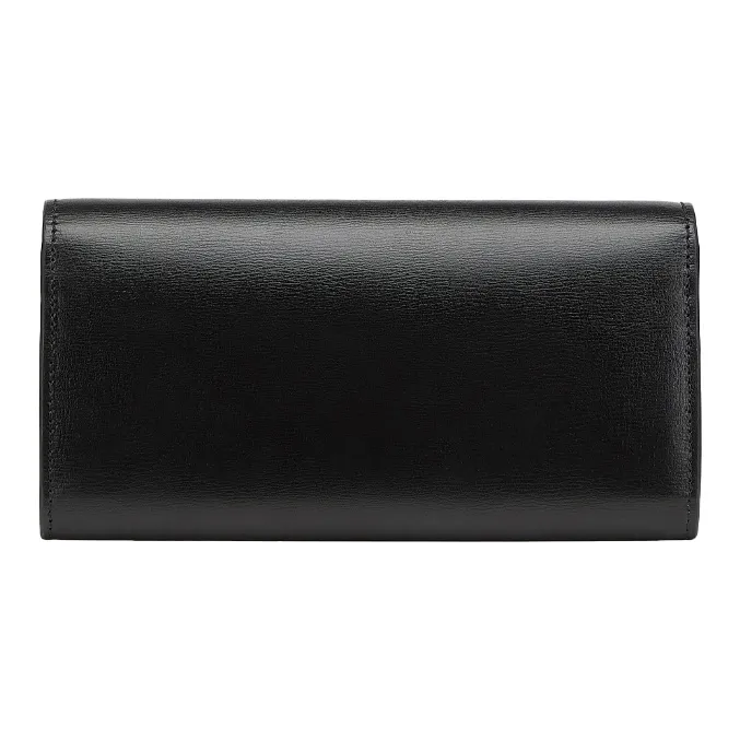 FERRAGAMO Cow Leather Wallet Women's Black-2