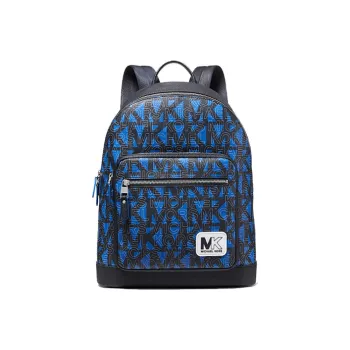 MICHAEL KORS Artificial Leather Backpack Men's Black Blue