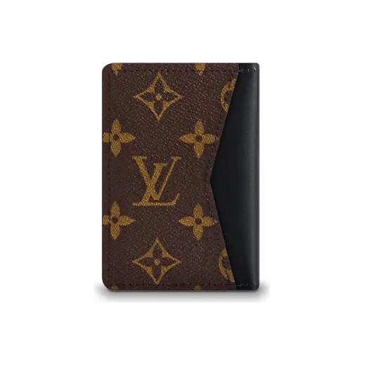 LOUIS VUITTON Canvas Wallet Men's Brown-2