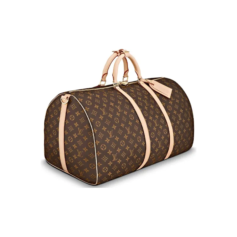 LOUIS VUITTON 2008 Keepall Bandouliere 60 Travel Bag-3