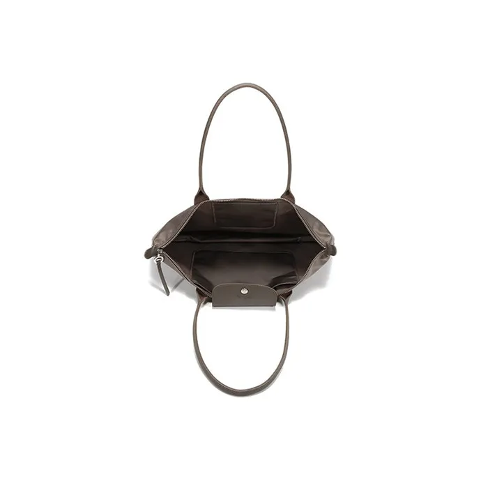 LONGCHAMP Le Pliage Nylon Dumpling Bag Tote Tote Bag Shopping Bag Shoulder Bag Large Size Women's Gray-5