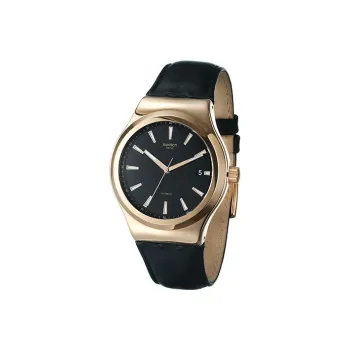 SWATCH Unisex Black Watch YIG400