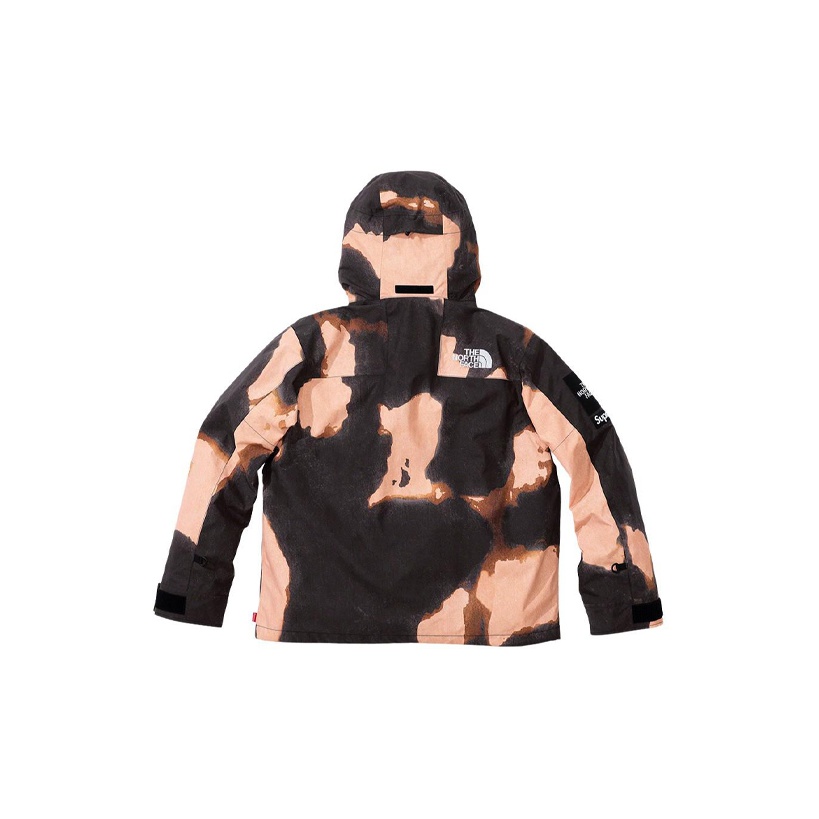 Supreme The North Face Bleached Denim Print Mountain Jacket - POIZON