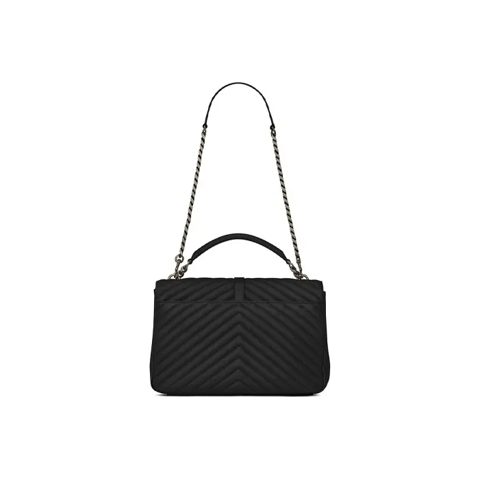 SAINT LAURENT Leather Shoulder Bag, Crossbody Bag, Handbag Tubas Women's Black-2