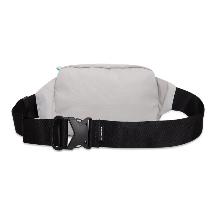 Converse Polyester Shoulder Bag Crossbody Bag Fanny Pack Regular Unisex Silver-4