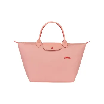 LONGCHAMP Le Pliage Club Canvas Dumpling Bag Handbags Medium Size Women's Pink