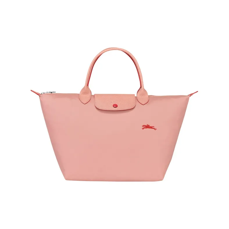 LONGCHAMP Le Pliage Club Canvas Dumpling Bag Handbags Medium Size Women's Pink-0