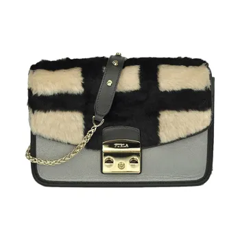 Furla Metropolis Collection Leather Crossbody Bag Regular Women's Multicolor