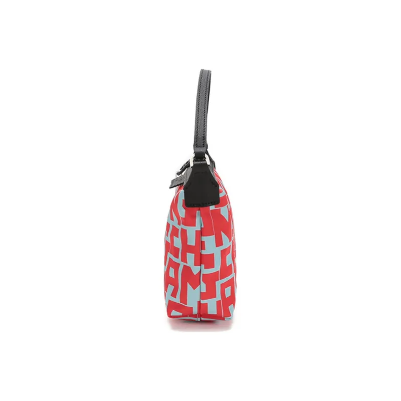 LONGCHAMP Le Pliage Fabric Handbag Small Size Women's Light Blue Red-2