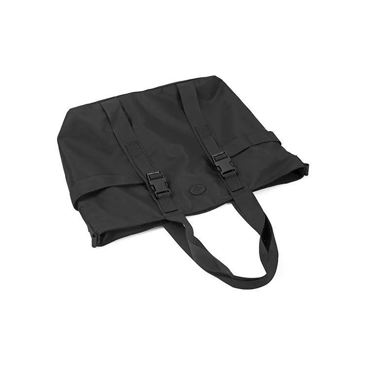 MYEDITION Tote Bag, Shopping Bag, Portable Crossbody Bag, Shoulder Bag Water Repellent Black Unisex-4