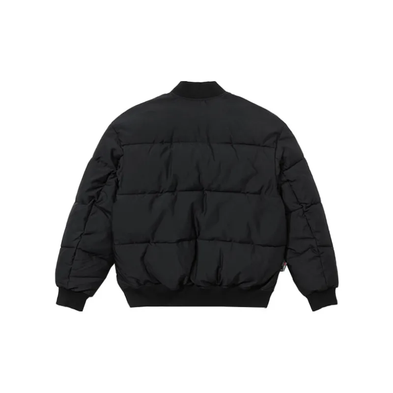 New Era Puffer Jacket Unisex Black-1