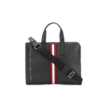 BALLY Leather Crossbody Bag Shoulder Bag Regular Men's Black