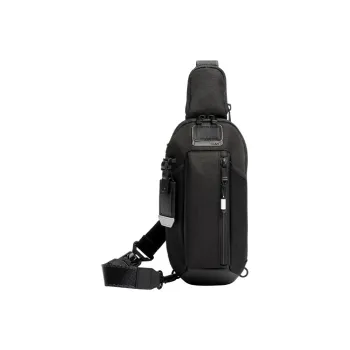 TUMI Nylon Fabric Sling Bag Large Size Men's Black