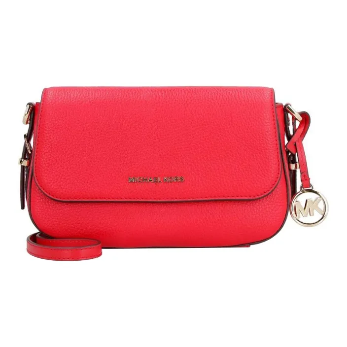 MICHAEL KORS Bedford Leather Shoulder Bag Women's Red-0