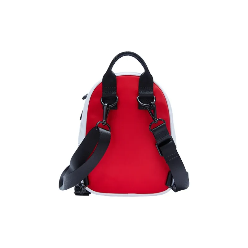 Coca Cola Nylon Fabric Backpack Unisex Red White-1