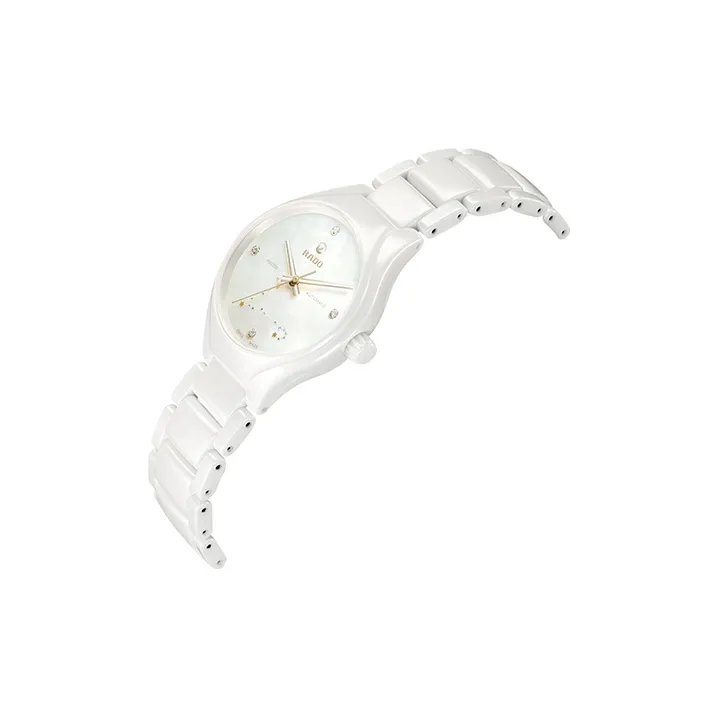 RADO Realme Collection Automatic Mechanical Movement Women's Watch 30mm White Dial Ceramic Watch Case Ceramic Strap-1