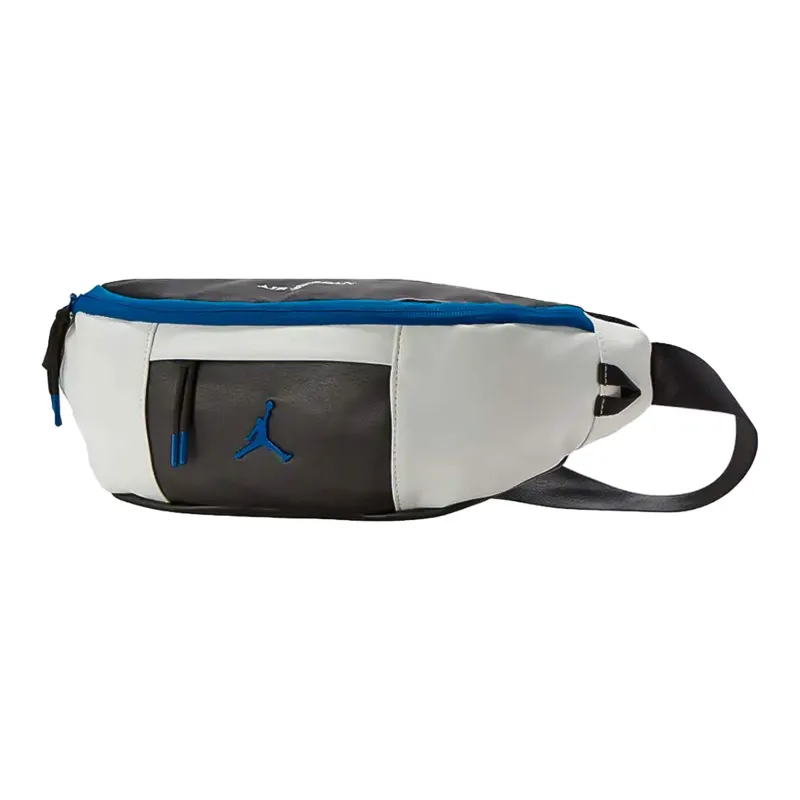 Jordan Polyester Crossbody Bag Sling Bag Fanny Pack Regular Unisex Black White Blue Patchwork-0