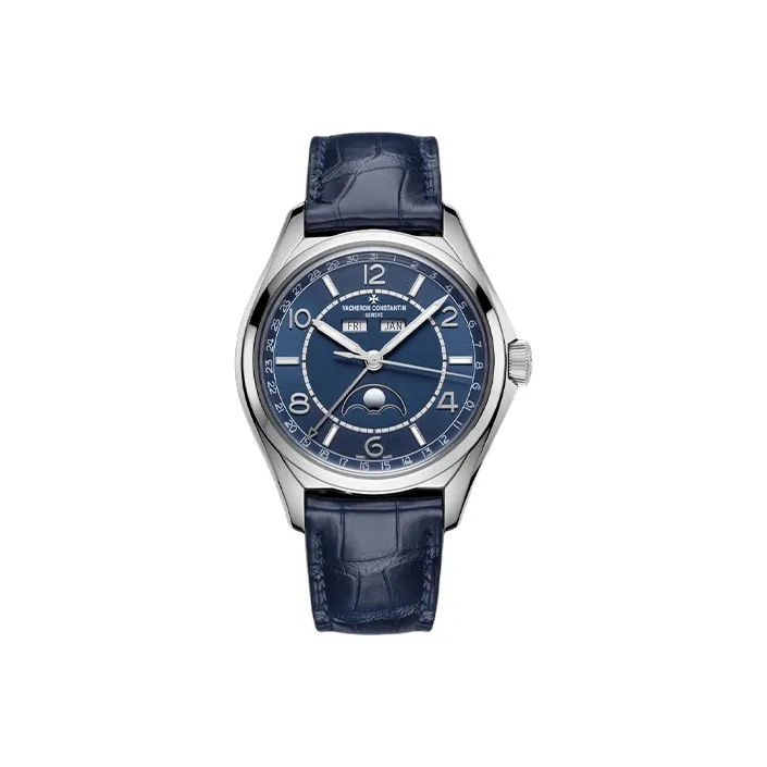 VACHERON CONSTANTIN Wu Lu Zhi Type Collection FIFTYSIX Automatic Mechanical Movement Men's Watches Watch 40mm Blue Dial-0