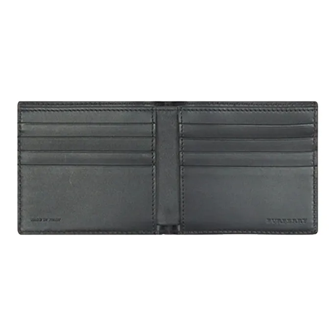 Burberry Cow Leather Business Card Holder Wallet Card Holder Mini Unisex Red-1