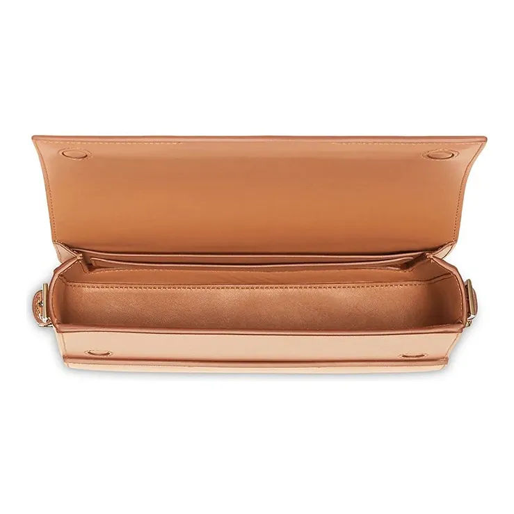 Burberry Leather Grace Bag Crossbody Bag Shoulder Bag Women's Brown-2