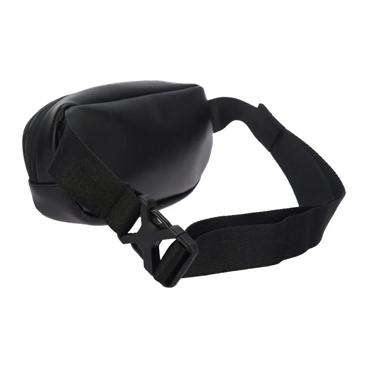 LiNing Artist DFT Collaboration Leather Sports Bag Shoulder Bag Fanny Pack Regular Unisex Black-1