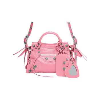 Balenciaga Sheepskin Shoulder Bag Crossbody Bag Extra Small Women's Pink