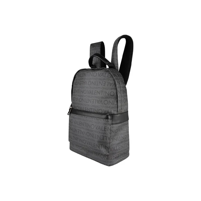 Valentino Leather Backpack Men's Gray-1