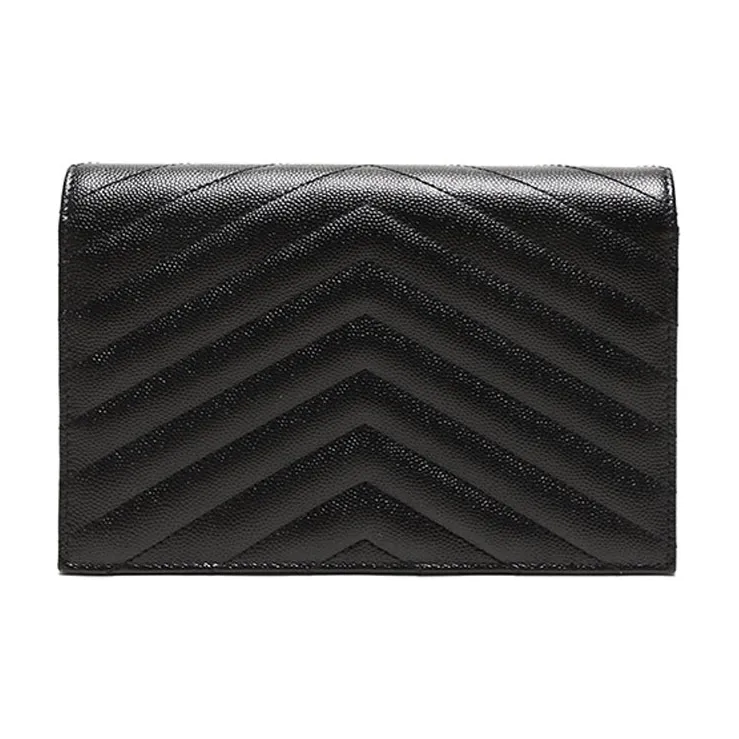 SAINT LAURENT Chain Wallet Monogram Black-4