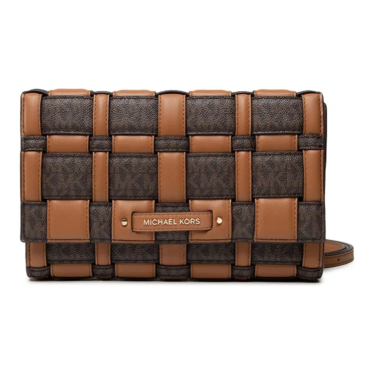 MICHAEL KORS Ivy Leather Shoulder Bags Clutches Crossbody Bags Regular Women's Brown-0