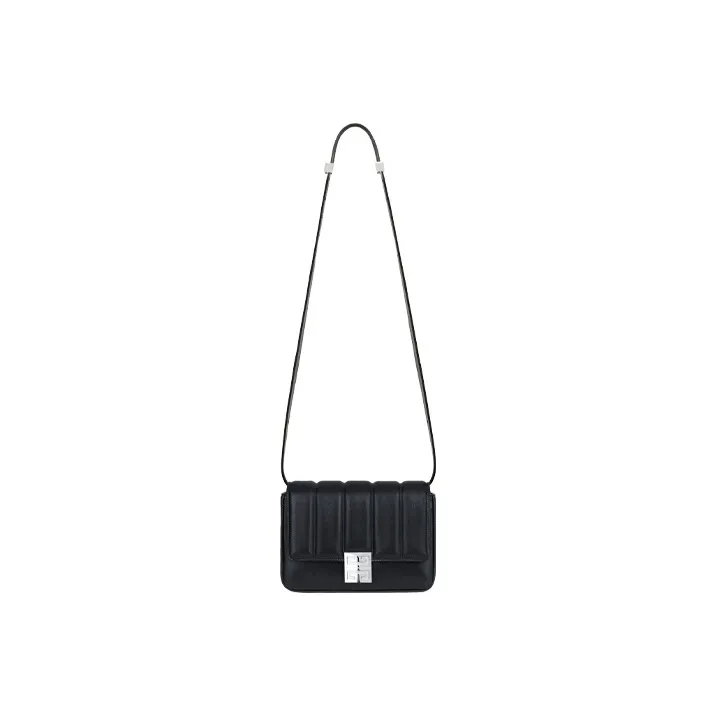 GIVENCHY 4G Smooth Cow Leather Shoulder Bag Crossbody Bag Medium Size Women's Black-1