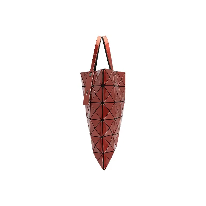 ISSEY MIYAKE PVC Tote Bag, Shopping Bag, Handbag, Shoulder Bag Regular Women's Orange Red-2