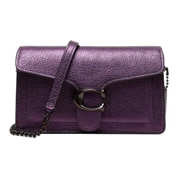 COACH Tabby Pebble Texture Cow Leather Shoulder Bag, Crossbody Bag Small Size Women's
