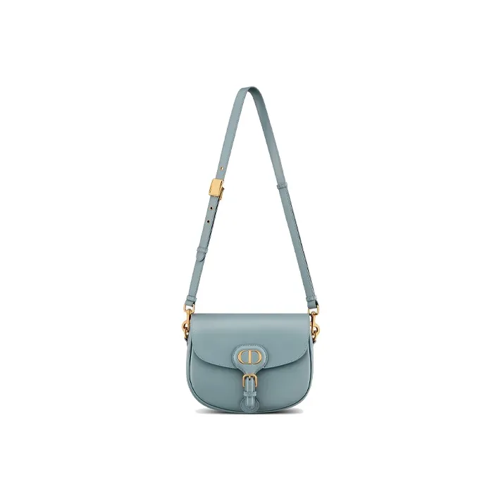 DIOR Bobby Smooth Finish Calfskin Crossbody Bag Shoulder Bag Women's Powder Blue Candy Color-4