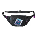 BEASTER Polyester One Shoulder Handbag Crossbody Bag Regular Unisex Black/Purple