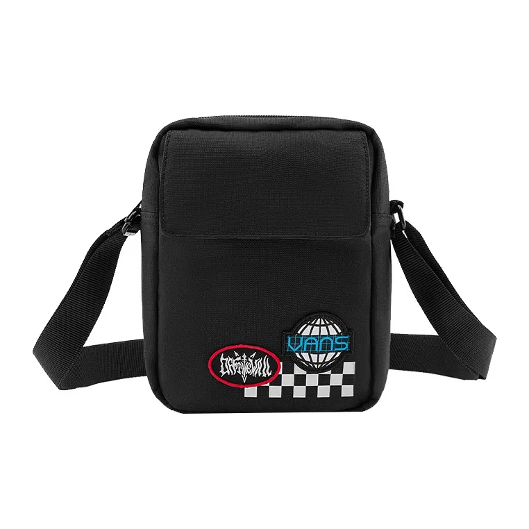 Vans Polyester Crossbody Bag Unisex Black-0