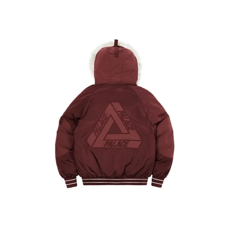 PALACE ULTIMO Series Parka Coats Unisex Burgundy-1