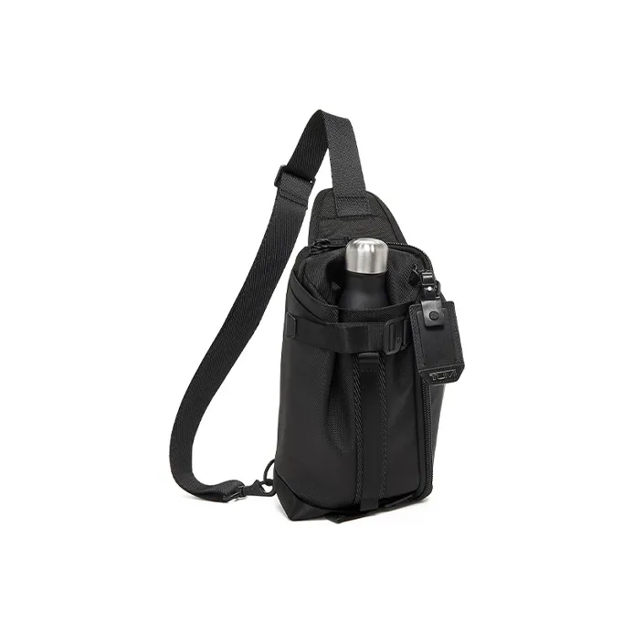 TUMI Alpha Bravo Ballistic Nylon Sling Bag, Crossbody Bag Regular Men's Black-2