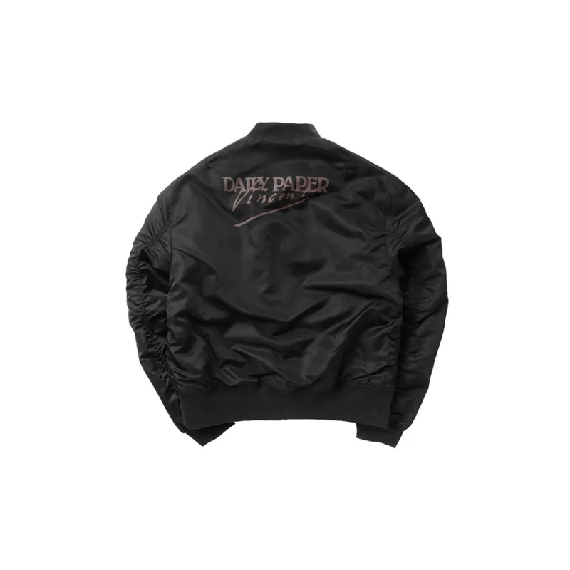 Van Gogh X Daily Paper Puffer Jackets Unisex Black-1