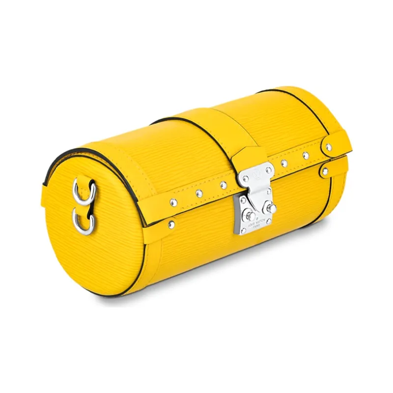 LOUIS VUITTON Papillon Trunk Epi Yellow-1