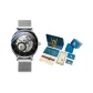 Silver Stud/Black Dial 316-3