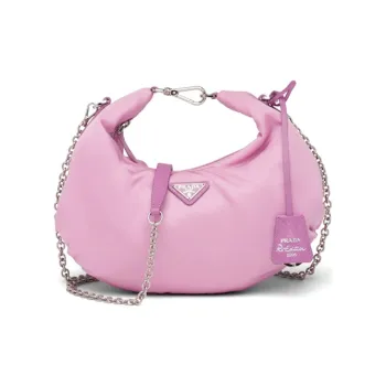 PRADA Re-Edition Nylon Handbag Shoulder Bags Women's Cherry Blossom Pink